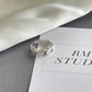 Boutique Tiny Stone Rings - Silver Jewelry